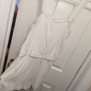 White romper with cute detail